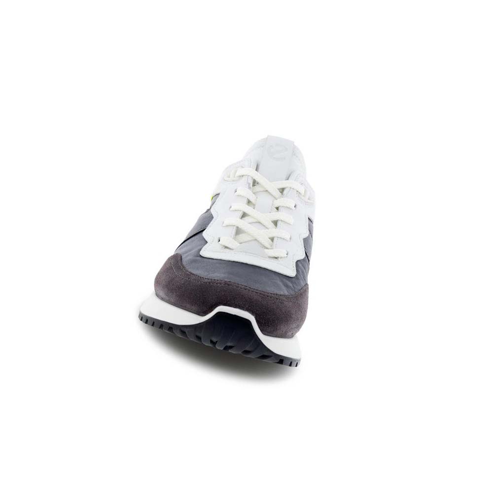 Men's Ecco Astir Sneakers Grey / White | Canada 595HAP